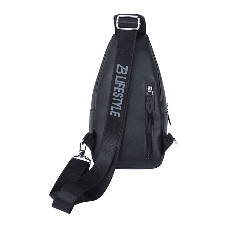 High Quality Black Leather Crossbody Sling Bags - Shenxiucaps