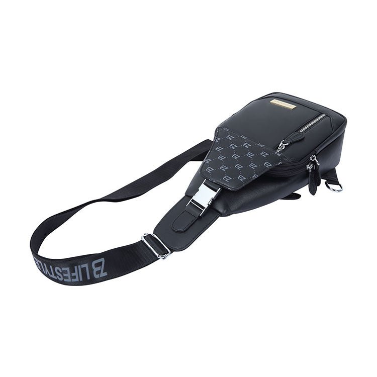 High Quality Black Leather Crossbody Sling Bags - Shenxiucaps