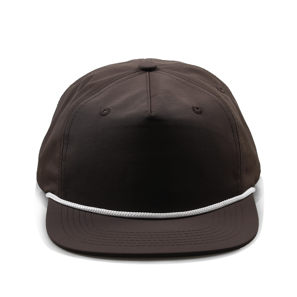 Dark Brown Rope Hats/ White Rope - Shenxiucaps