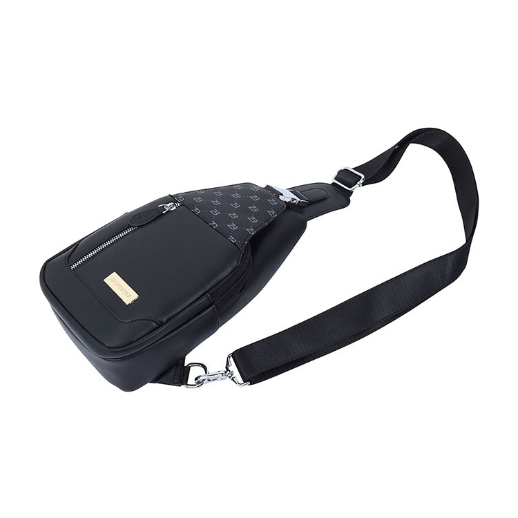 High Quality Black Leather Crossbody Sling Bags - Shenxiucaps