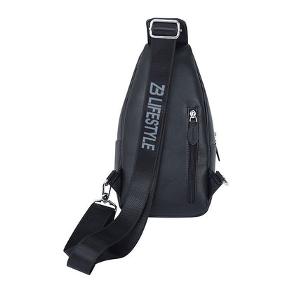 High Quality Black Leather Crossbody Sling Bags - Shenxiucaps