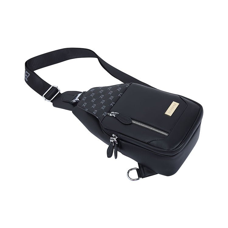 High Quality Black Leather Crossbody Sling Bags - Shenxiucaps