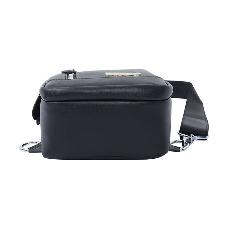 High Quality Black Leather Crossbody Sling Bags - Shenxiucaps