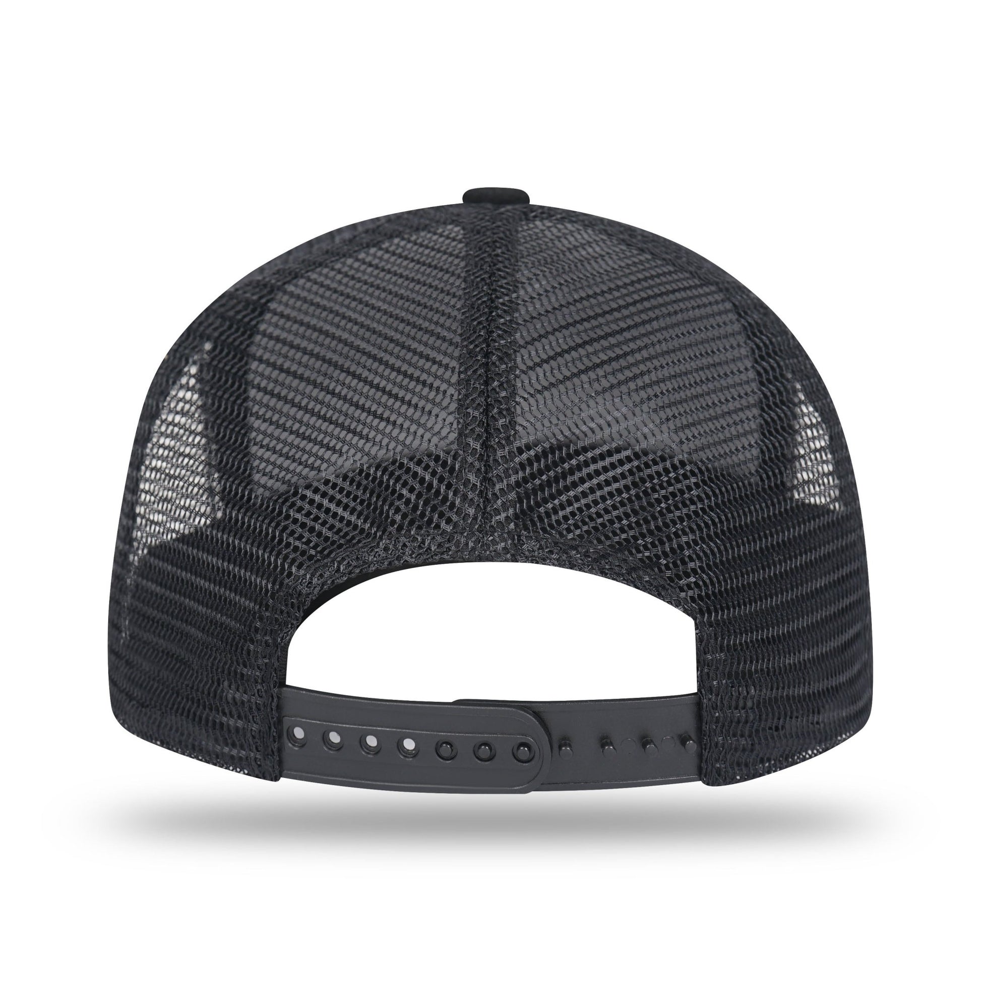Shenxiucaps 5 Panel Snapback Black Suede Trucker Hat - Shenxiucaps
